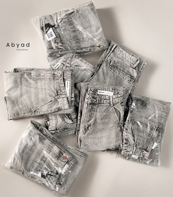 The Grey Acid Wash Cargo Pant — view 2