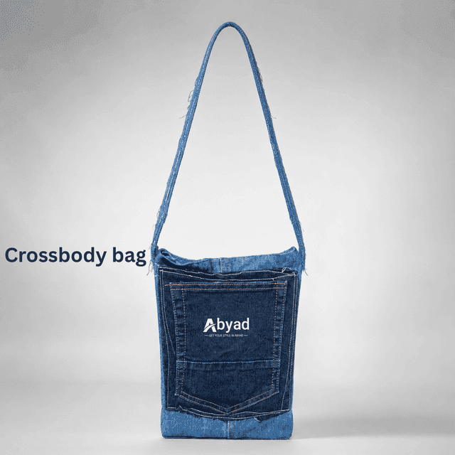 Crafted from premium upcycled denim, this handcrafted crossbody bag combines timeless streetwear style with everyday functionality. Stand out with a bag that's as unique as you are.
